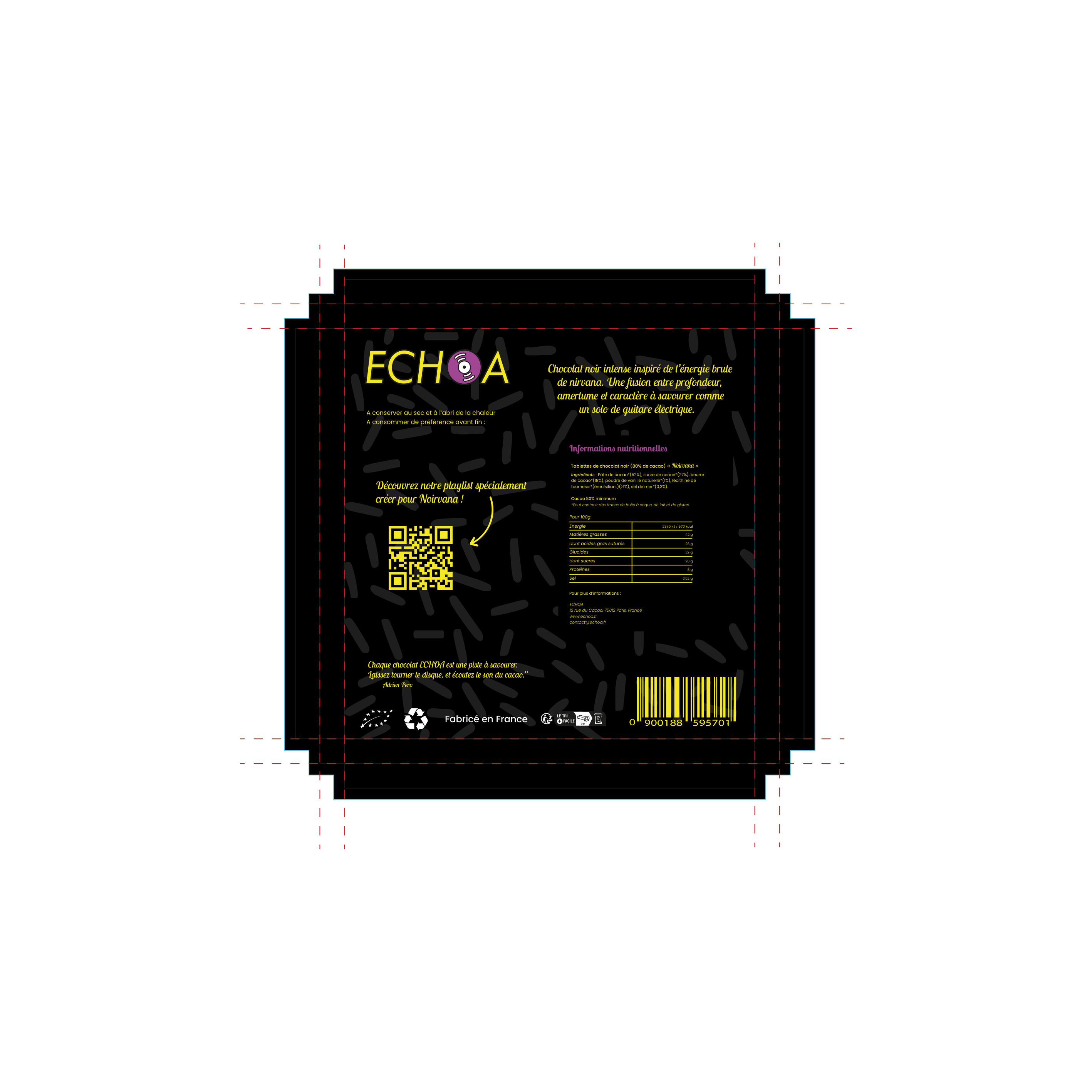 Packaging Echoa verso